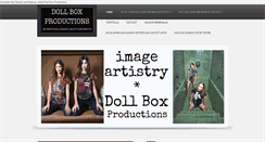 Desktop Screenshot of dollboxproductions.com