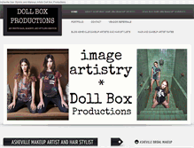 Tablet Screenshot of dollboxproductions.com